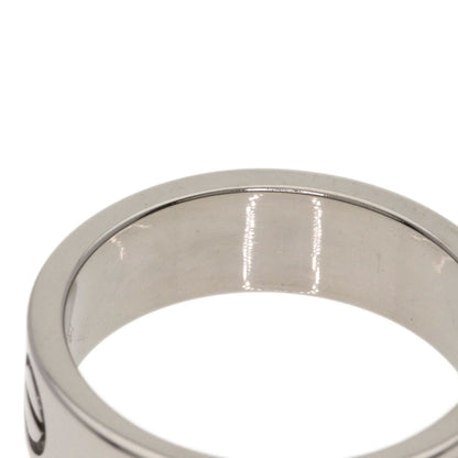 CARTIER love ring #51 Ring K18 White Gold Ladies [Used]