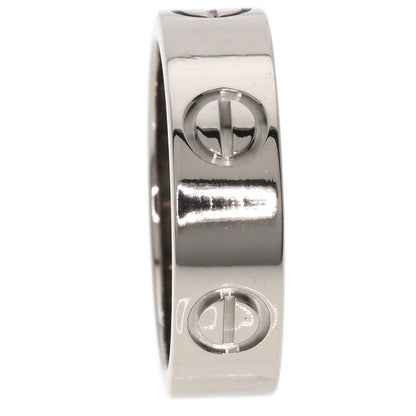 CARTIER love ring #51 Ring K18 White Gold Ladies [Used]