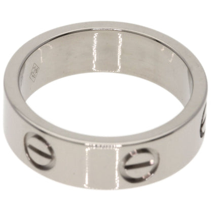 CARTIER love ring #51 Ring K18 White Gold Ladies [Used]