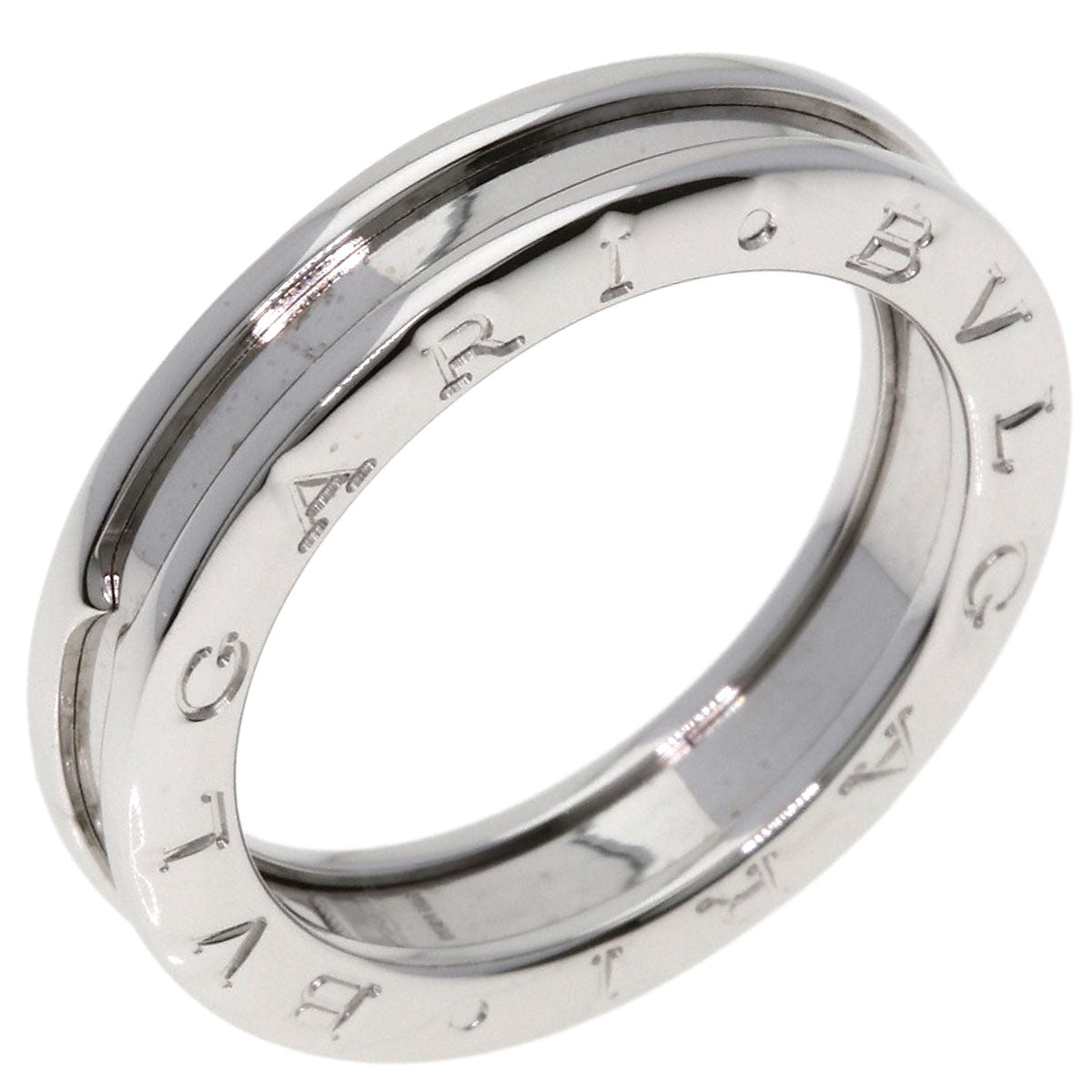 BVLGARI B.zero1 1 band #56 Ring K18 White Gold Ladies [Used]