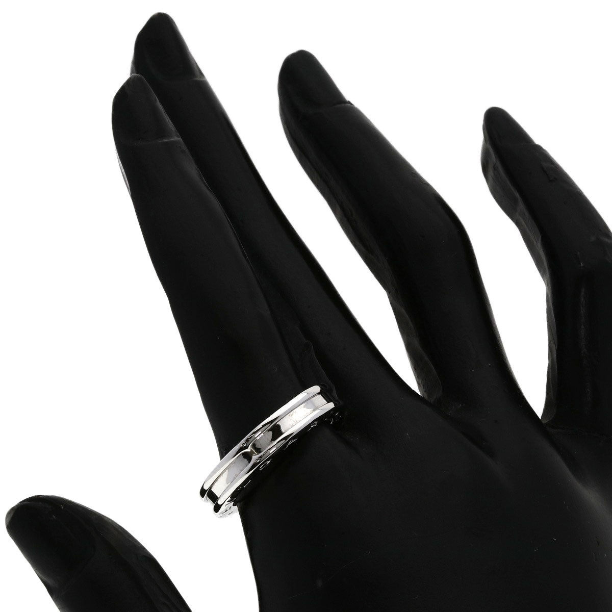 BVLGARI B.zero1 1 band #56 Ring K18 White Gold Ladies [Used]