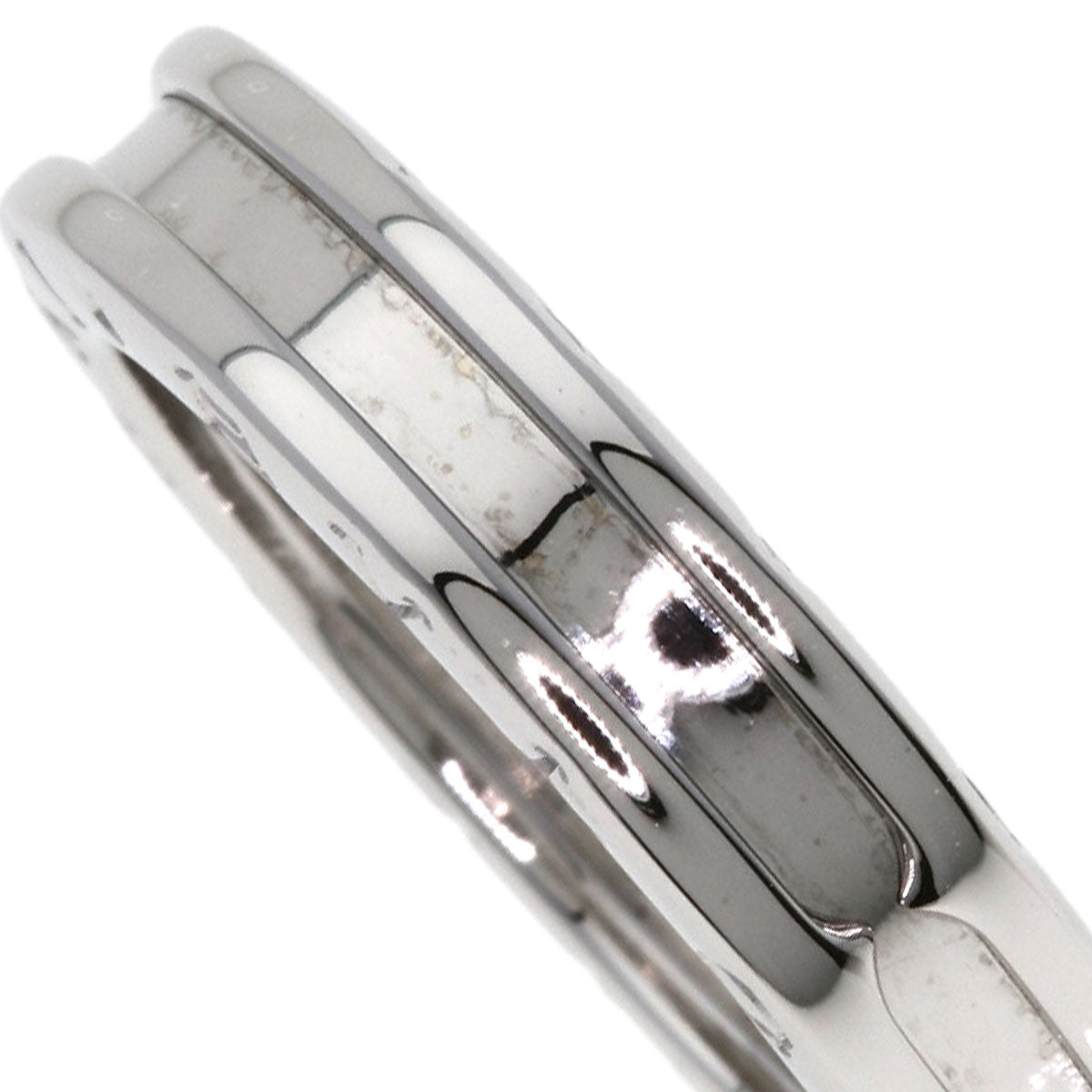 BVLGARI B.zero1 1 band #56 Ring K18 White Gold Ladies [Used]