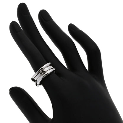 BVLGARI B.zero1 2 band #52 Ring K18 White Gold Ladies [Used]