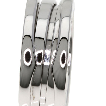 BVLGARI B.zero1 2 band #52 Ring K18 White Gold Ladies [Used]