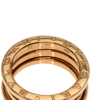 BVLGARI B.zero1 2 band #52 Ring K18 Pink Gold Ladies [Used]