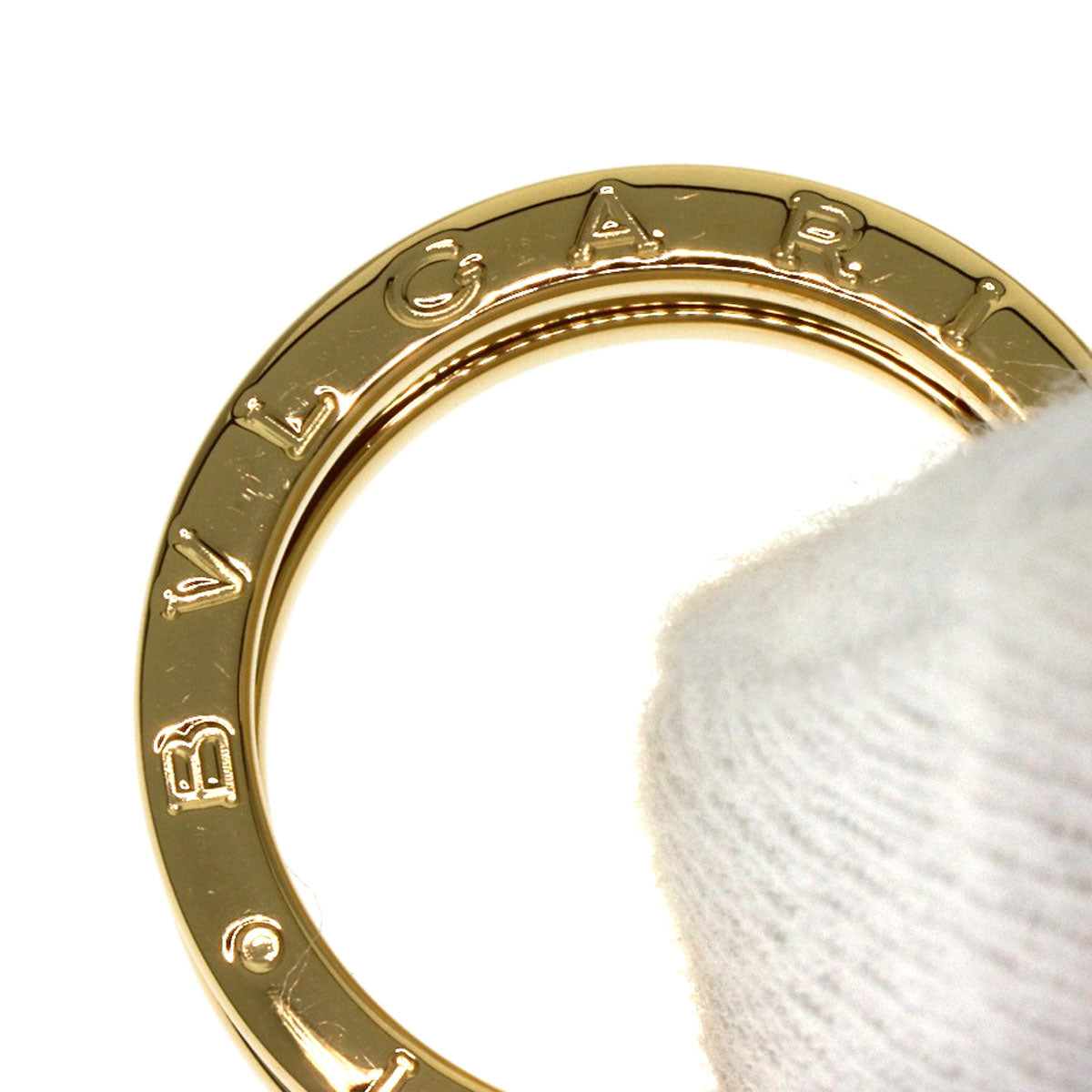BVLGARI B.zero1 2 band #54 Ring K18 Yellow Gold Ladies [Used]