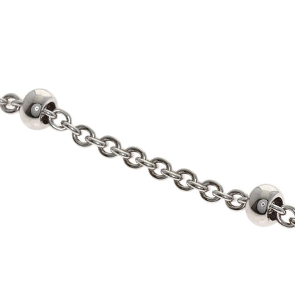 BVLGARI Katene three-ball Necklace K18 White Gold Ladies [Used]