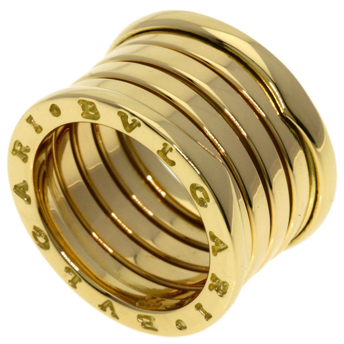 BVLGARI B.zero1 4-band #49 Ring K18 Yellow Gold Ladies [Used]