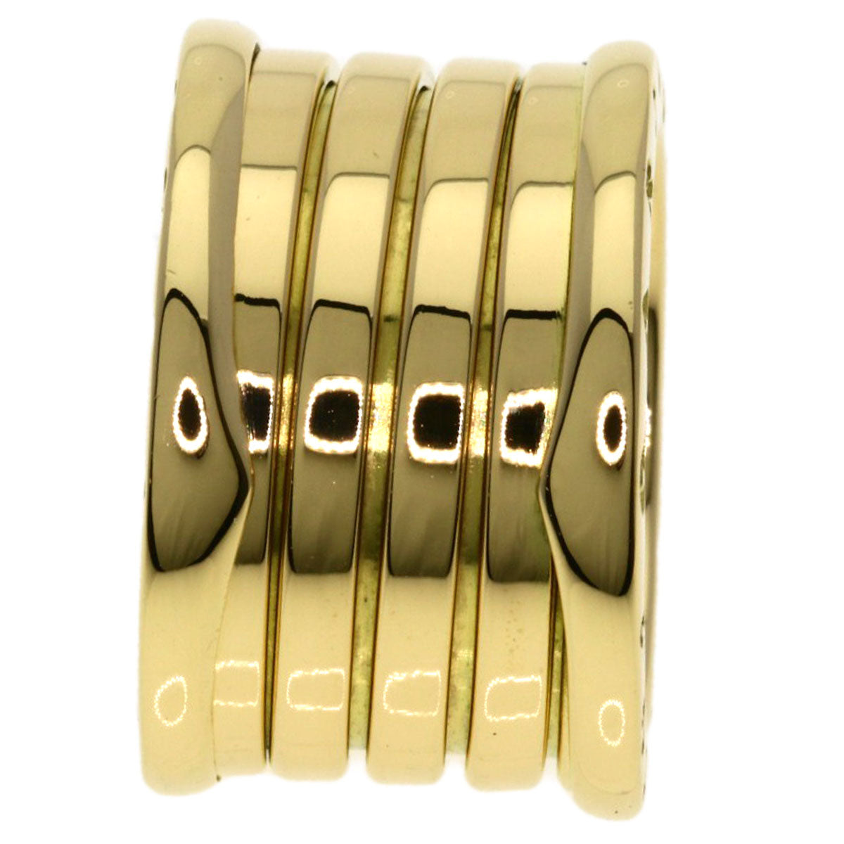 BVLGARI B.zero1 4-band #49 Ring K18 Yellow Gold Ladies [Used]