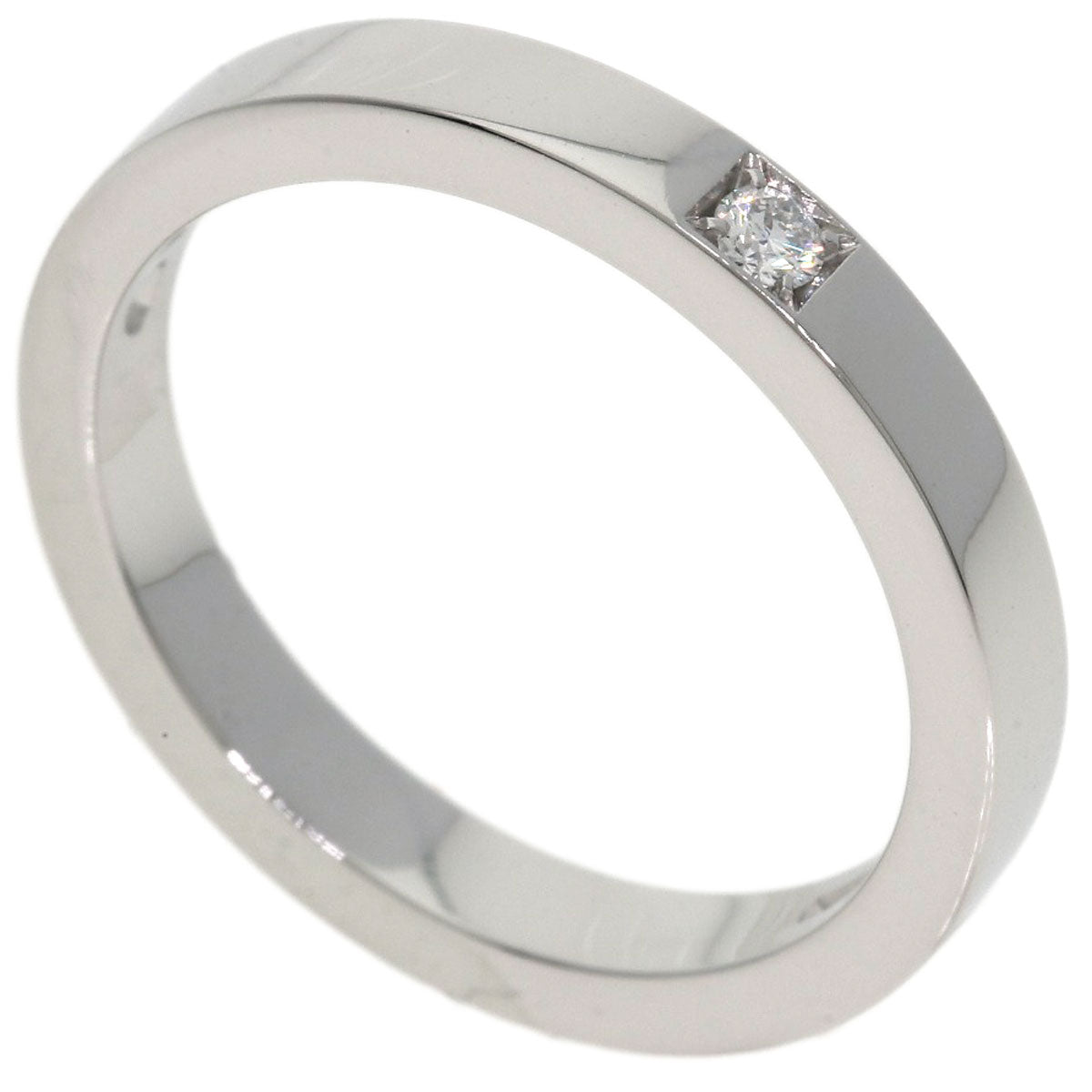 BVLGARI Marie Me 1P Diamond Ring Platinum PT950 Ladies [Used]