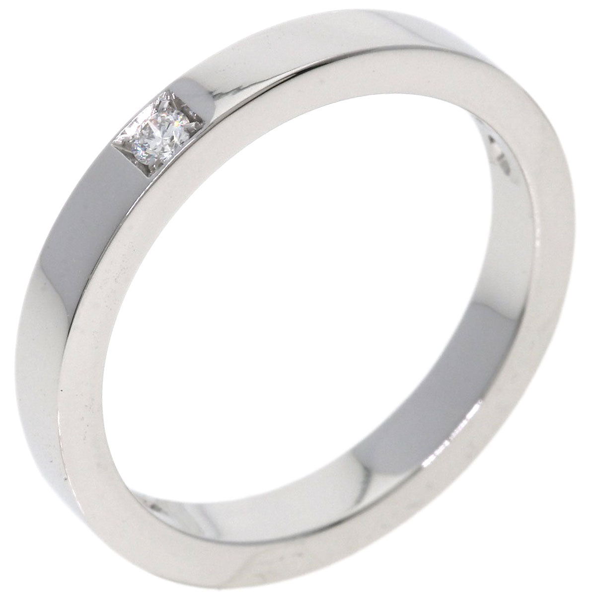 BVLGARI Marie Me 1P Diamond Ring Platinum PT950 Ladies [Used]