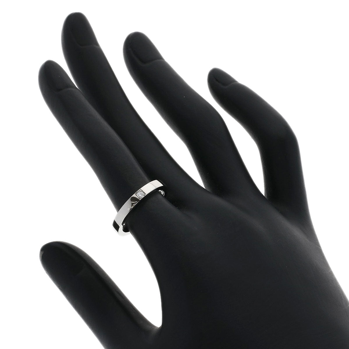 BVLGARI Marie Me 1P Diamond Ring Platinum PT950 Ladies [Used]
