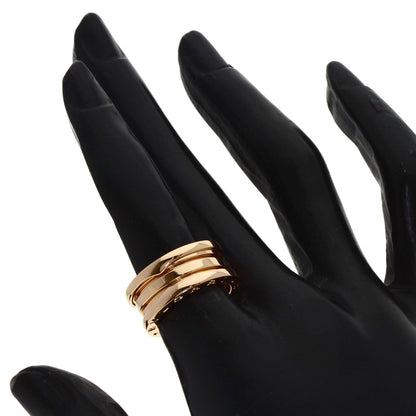 BVLGARI B.zero1 2 band #50 Ring K18 Pink Gold Ladies [Used]