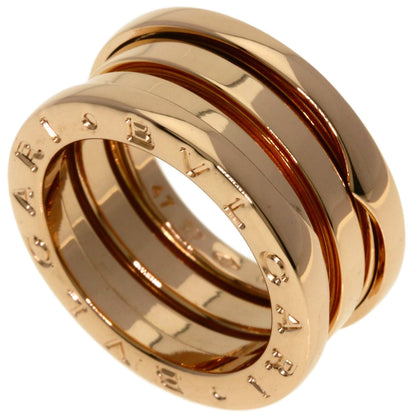 BVLGARI B.zero1 2 Band #47 Ring K18 Pink Gold Ladies [Used]