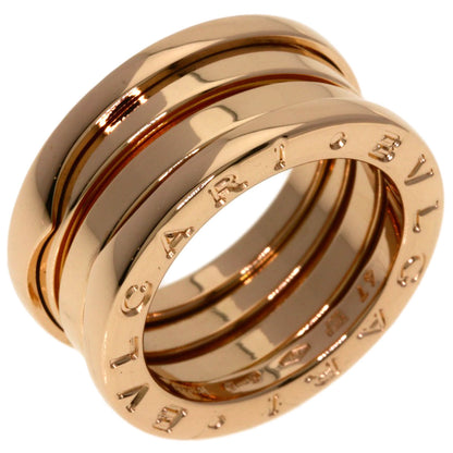 BVLGARI B.zero1 2 Band #47 Ring K18 Pink Gold Ladies [Used]