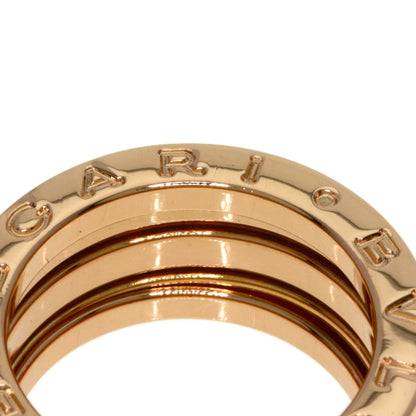 BVLGARI B.zero1 2 Band #47 Ring K18 Pink Gold Ladies [Used]