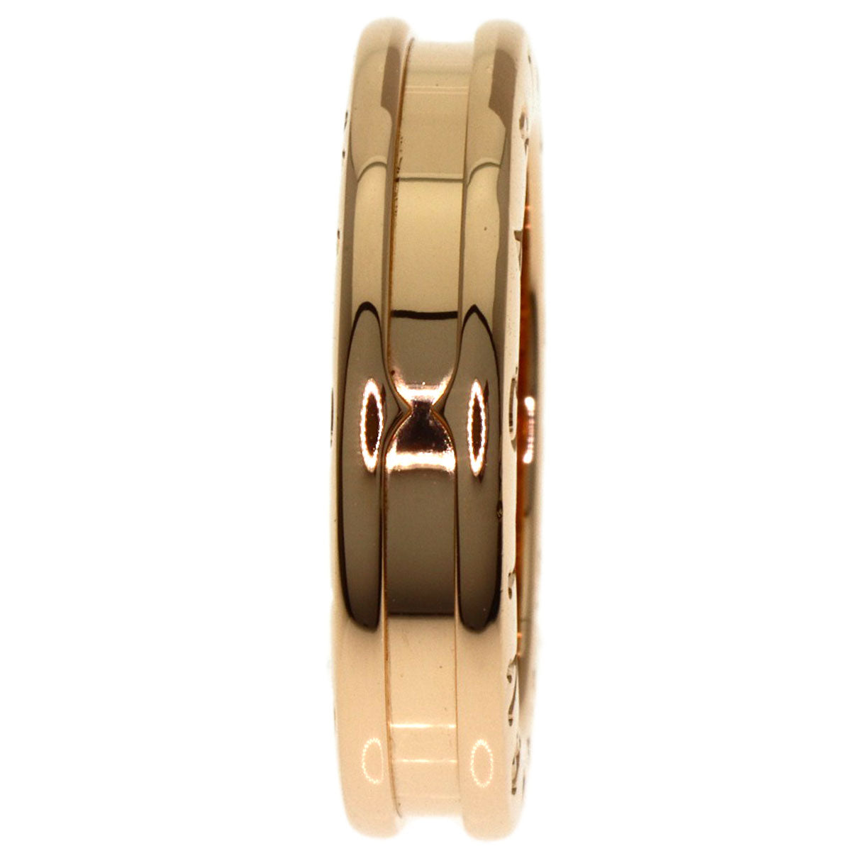 BVLGARI B.zero1 1 band #50 Ring K18 Pink Gold Ladies [Used]