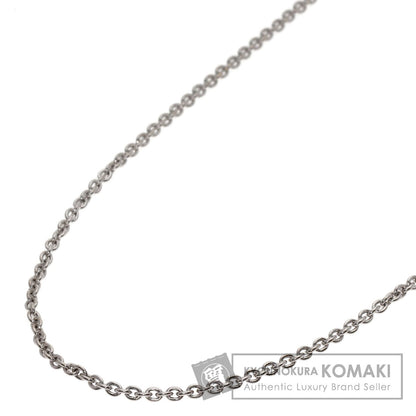 BVLGARI Chain 15.7" Necklace K18 White Gold Ladies [Used]