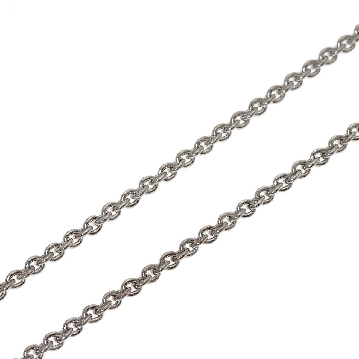 BVLGARI Chain 15.7" Necklace K18 White Gold Ladies [Used]