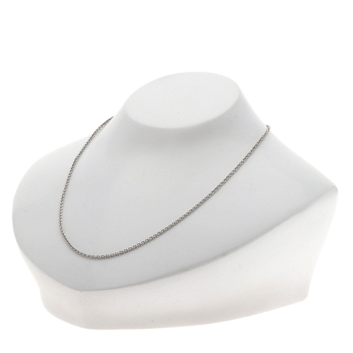 BVLGARI Chain 15.7" Necklace K18 White Gold Ladies [Used]