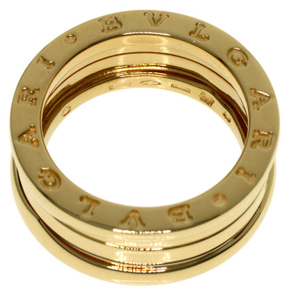 BVLGARI B.zero1 2 Band #49 Ring K18 Yellow Gold Ladies [Used]