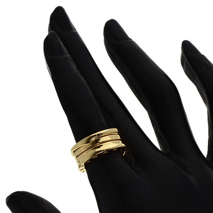 BVLGARI B.zero1 2 Band #49 Ring K18 Yellow Gold Ladies [Used]
