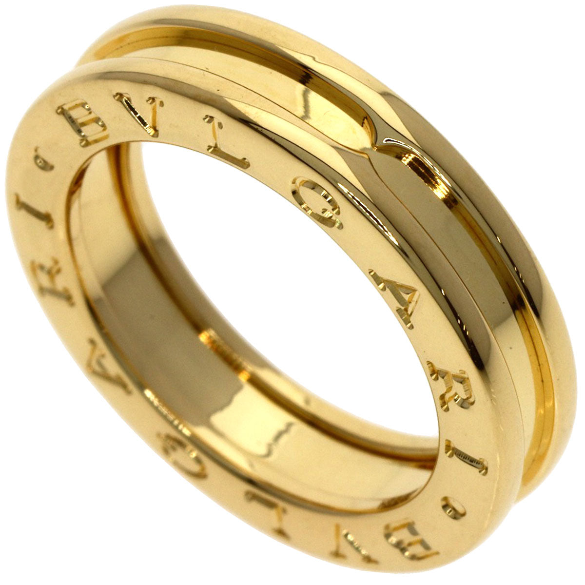 BVLGARI B.zero1 1 band XS #49 Ring K18 Yellow Gold Ladies [Used]