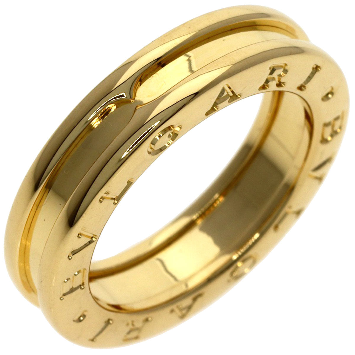 BVLGARI B.zero1 1 band XS #49 Ring K18 Yellow Gold Ladies [Used]