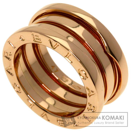 BVLGARI B.zero1 2 Band #47 Ring K18 Pink Gold Ladies [Used]