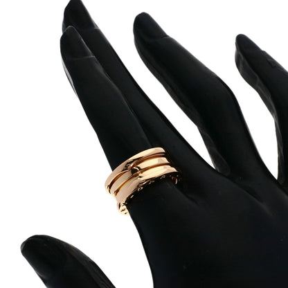 BVLGARI B.zero1 2 band #50 Ring K18 Pink Gold Ladies [Used]