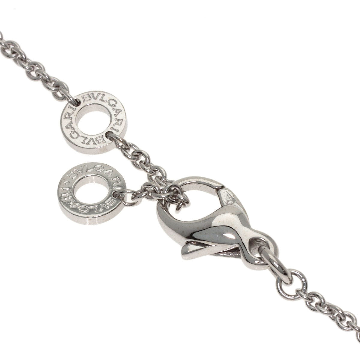BVLGARI Parentesi Necklace K18 White Gold Ladies [Used]