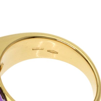 BVLGARI Tronchetto Amethyst Ring K18 Yellow Gold Ladies [Used]