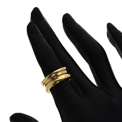 BVLGARI B.zero1 2 Band #47 Ring K18 Yellow Gold Ladies [Used]