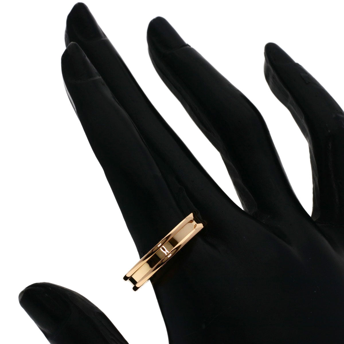BVLGARI B.zero1 1 band #59 Ring K18 Pink Gold Ladies [Used]
