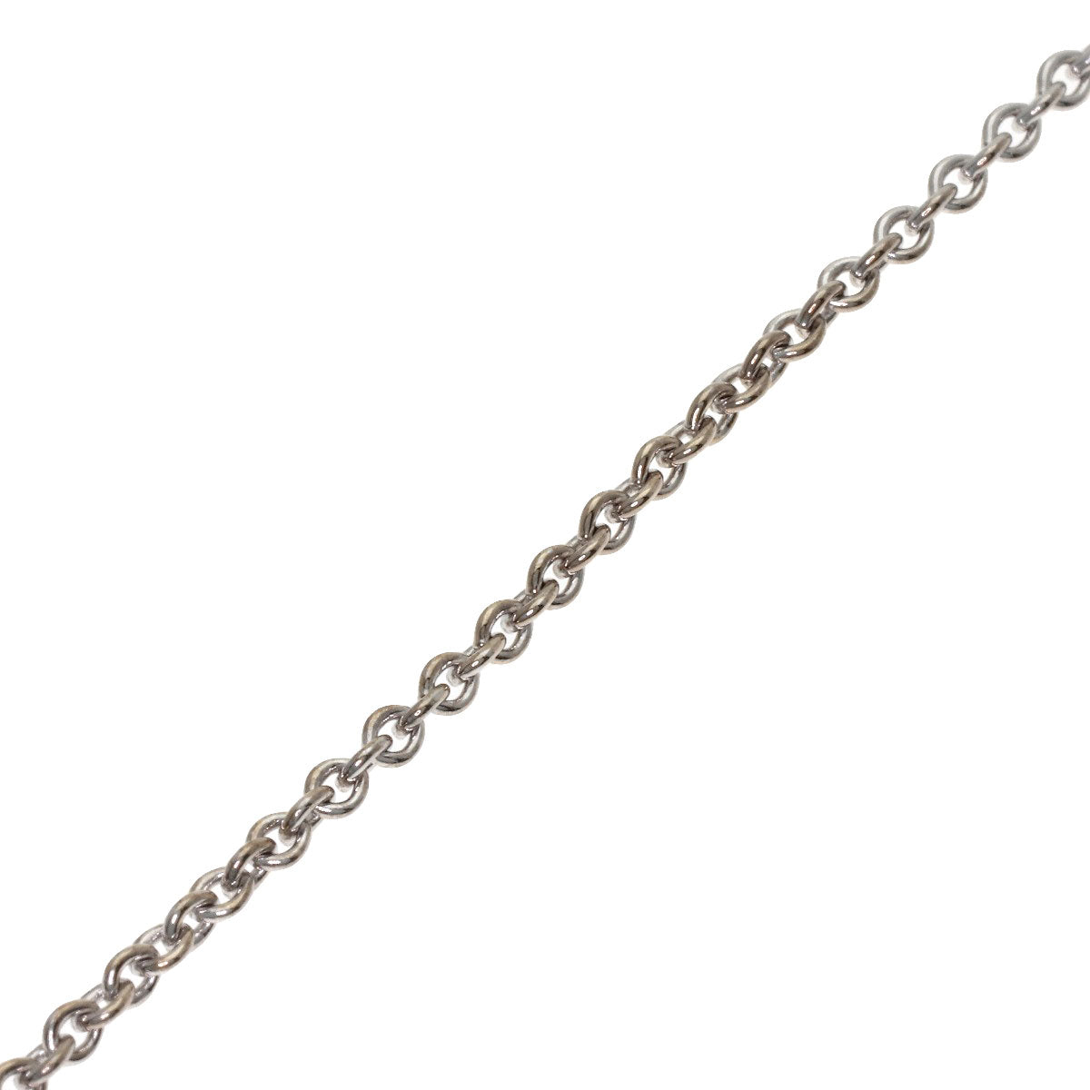 BVLGARI Lucia Latin Cross Diamond Necklace K18 White Gold Ladies [Used]