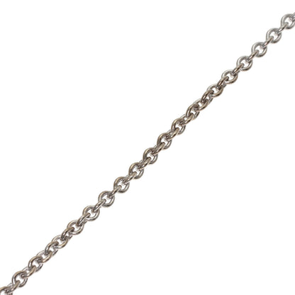 BVLGARI Lucia Latin Cross Diamond Necklace K18 White Gold Ladies [Used]