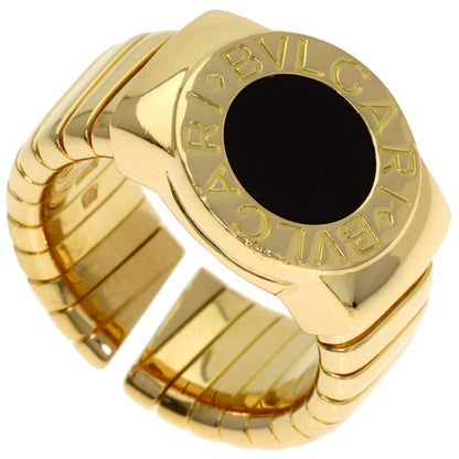 BVLGARI BVLGARI BVLGARI Onyx Ring K18 Yellow Gold Ladies [Used]