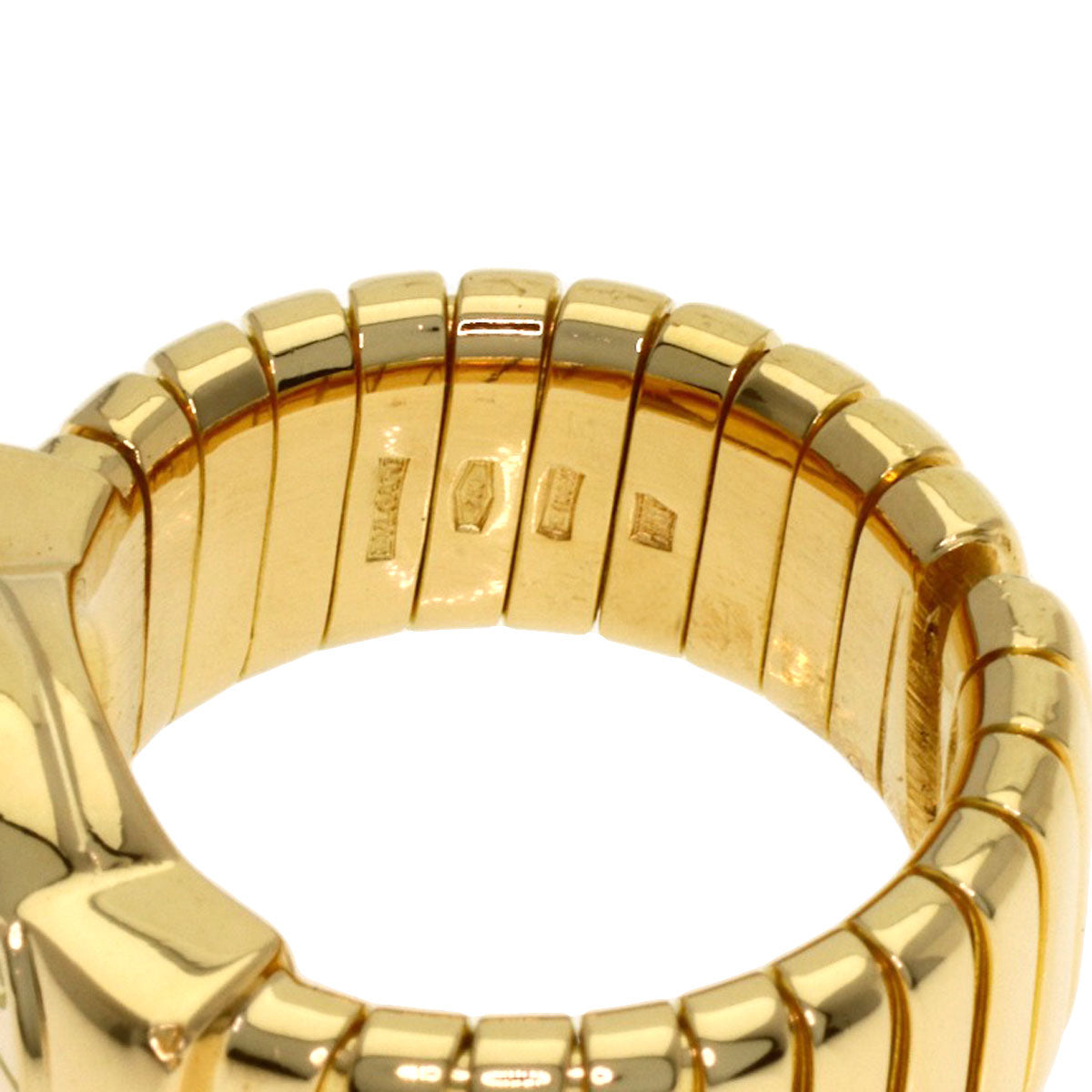 BVLGARI BVLGARI BVLGARI Onyx Ring K18 Yellow Gold Ladies [Used]