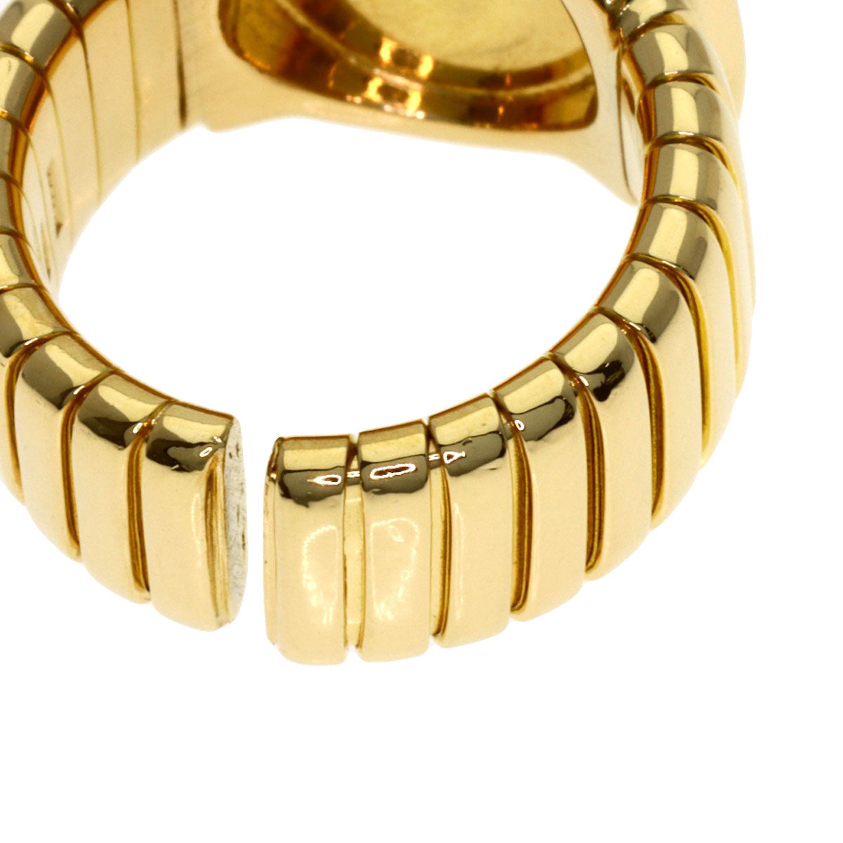 BVLGARI BVLGARI BVLGARI Onyx Ring K18 Yellow Gold Ladies [Used]