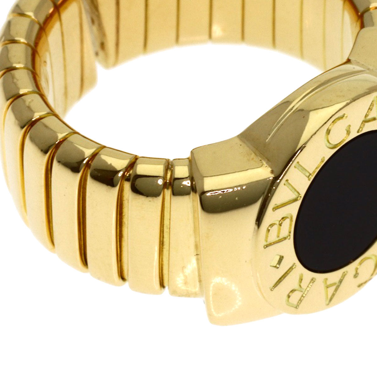 BVLGARI BVLGARI BVLGARI Onyx Ring K18 Yellow Gold Ladies [Used]