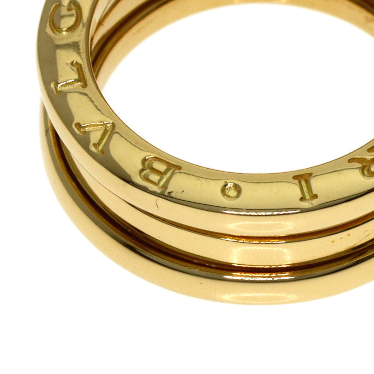 BVLGARI B.zero1 2 band #52 Ring K18 Yellow Gold Ladies [Used]