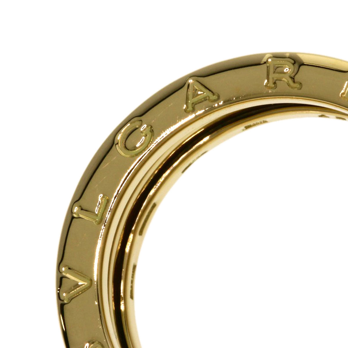 BVLGARI B.zero1 2 band #57 Ring K18 Yellow Gold Ladies [Used]