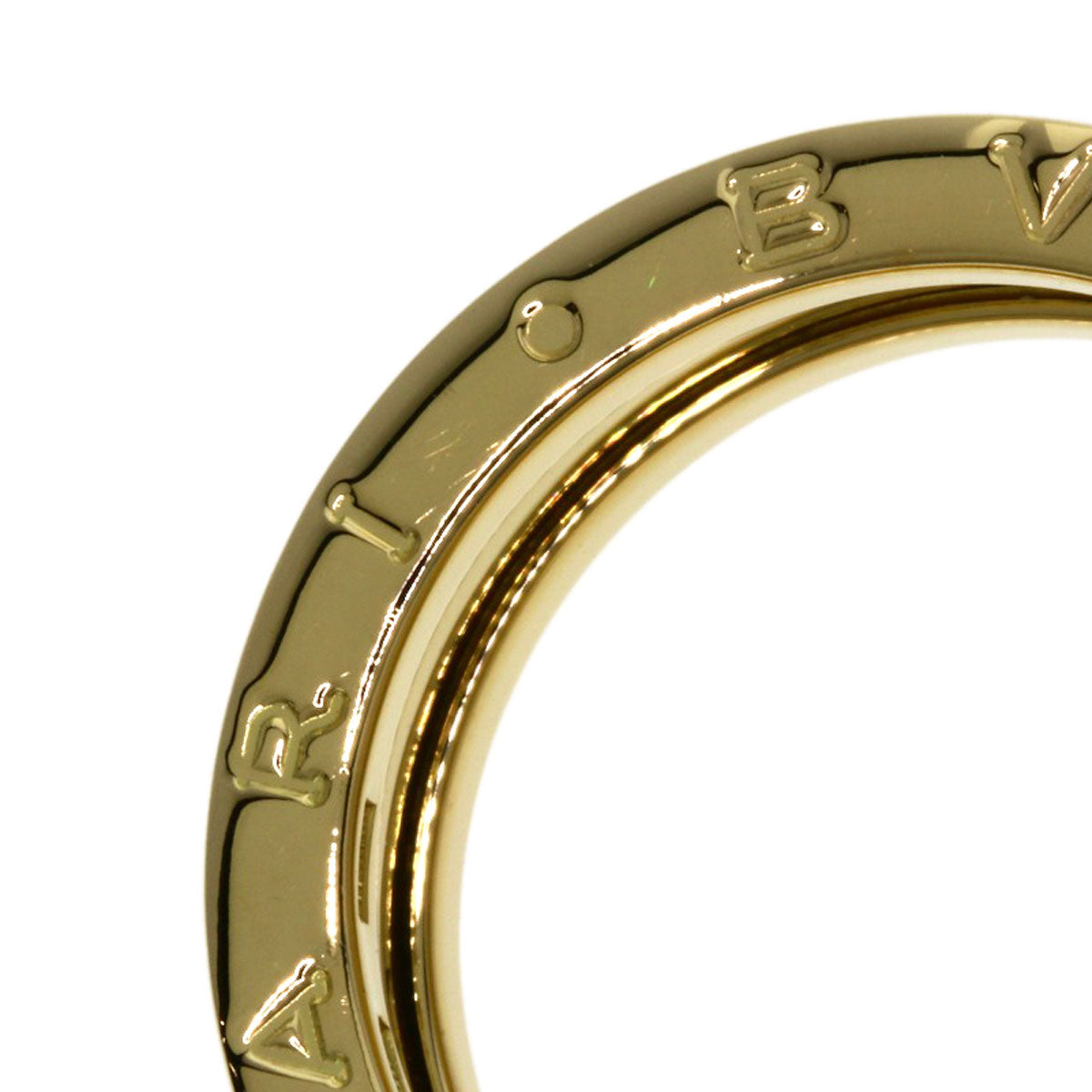 BVLGARI B.zero1 2 band #57 Ring K18 Yellow Gold Ladies [Used]
