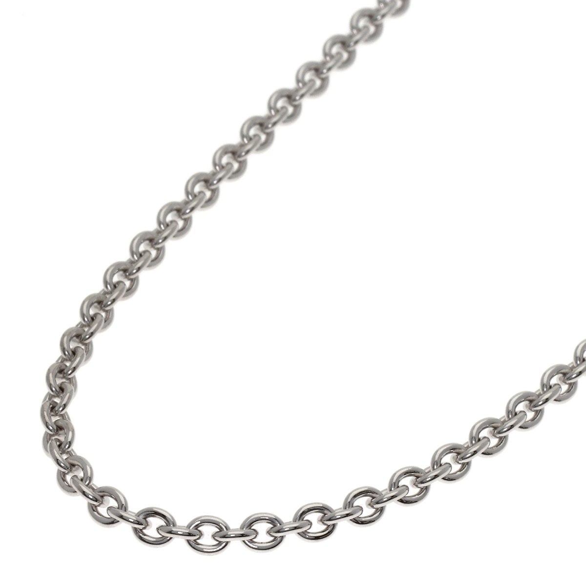 BVLGARI Catene Chain 19.7" Necklace K18 White Gold Ladies [Used]
