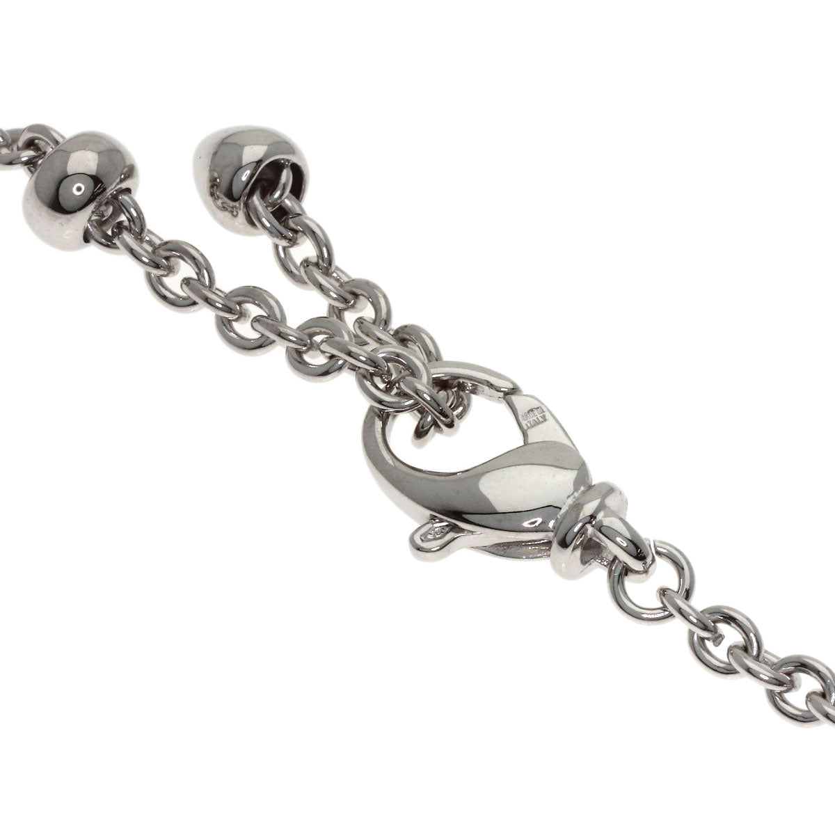 BVLGARI Catene Chain 19.7" Necklace K18 White Gold Ladies [Used]