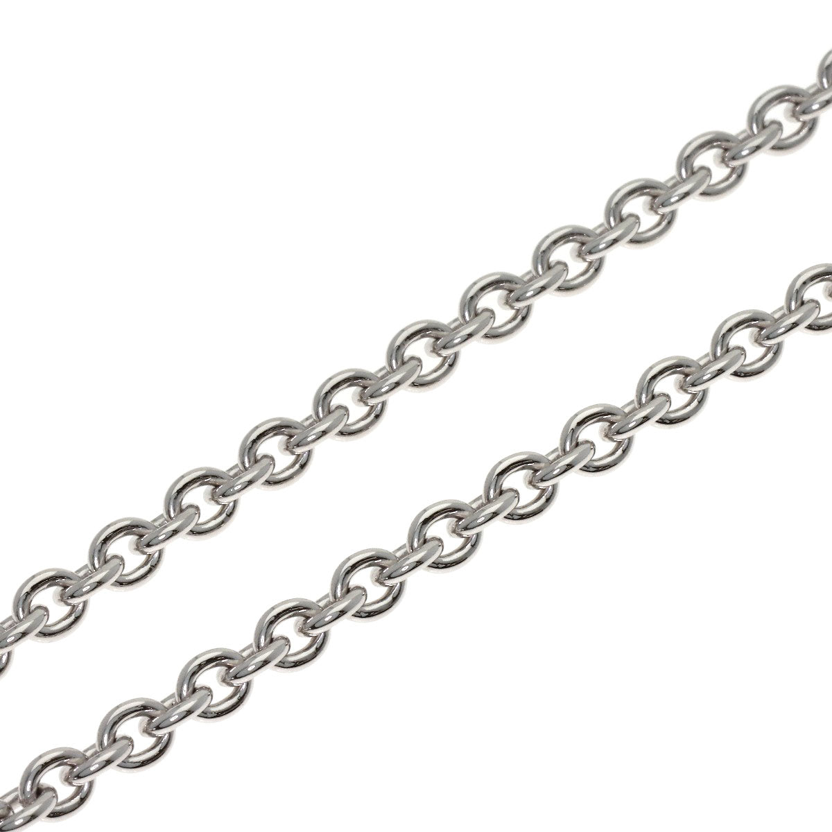 BVLGARI Catene Chain 19.7" Necklace K18 White Gold Ladies [Used]