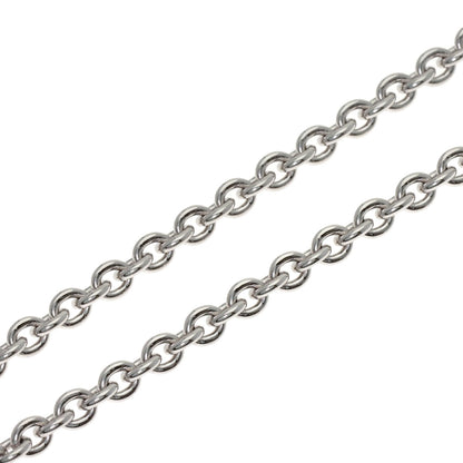 BVLGARI Catene Chain 19.7" Necklace K18 White Gold Ladies [Used]