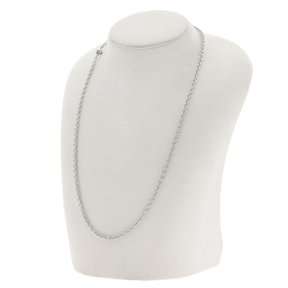 BVLGARI Catene Chain 19.7" Necklace K18 White Gold Ladies [Used]