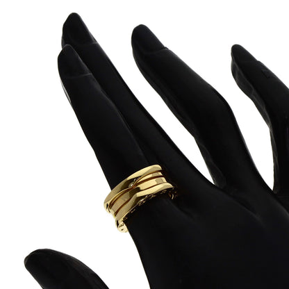 BVLGARI B.zero1 2 Band #51 Ring K18 Yellow Gold Ladies [Used]