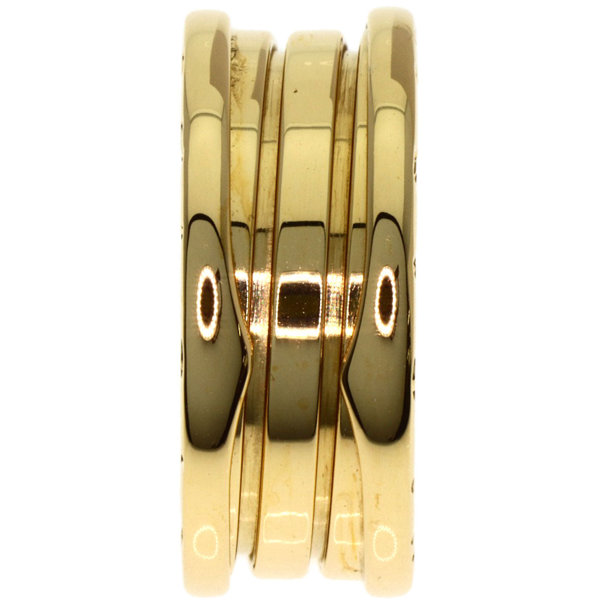 BVLGARI B.zero1 2 bands #56 Ring K18 Yellow Gold Ladies [Used]